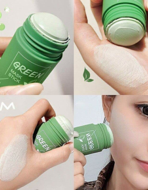 Green Tea Cleansing Mask Blackheads Stick for Men and Women